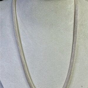 925 Sterling Silver Round Mesh Chain 16" 5.13mm Lot 8